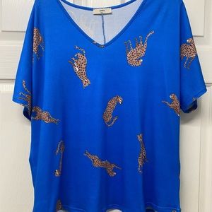 Entro boutique cheetah top